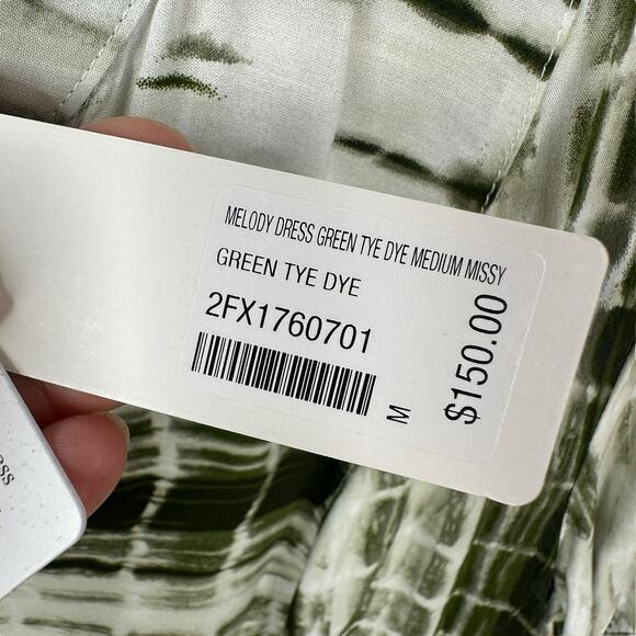 Soft Surroundings Melody Midi Dress Size Medium Tie dye Pockets New - Picture 7 of 8